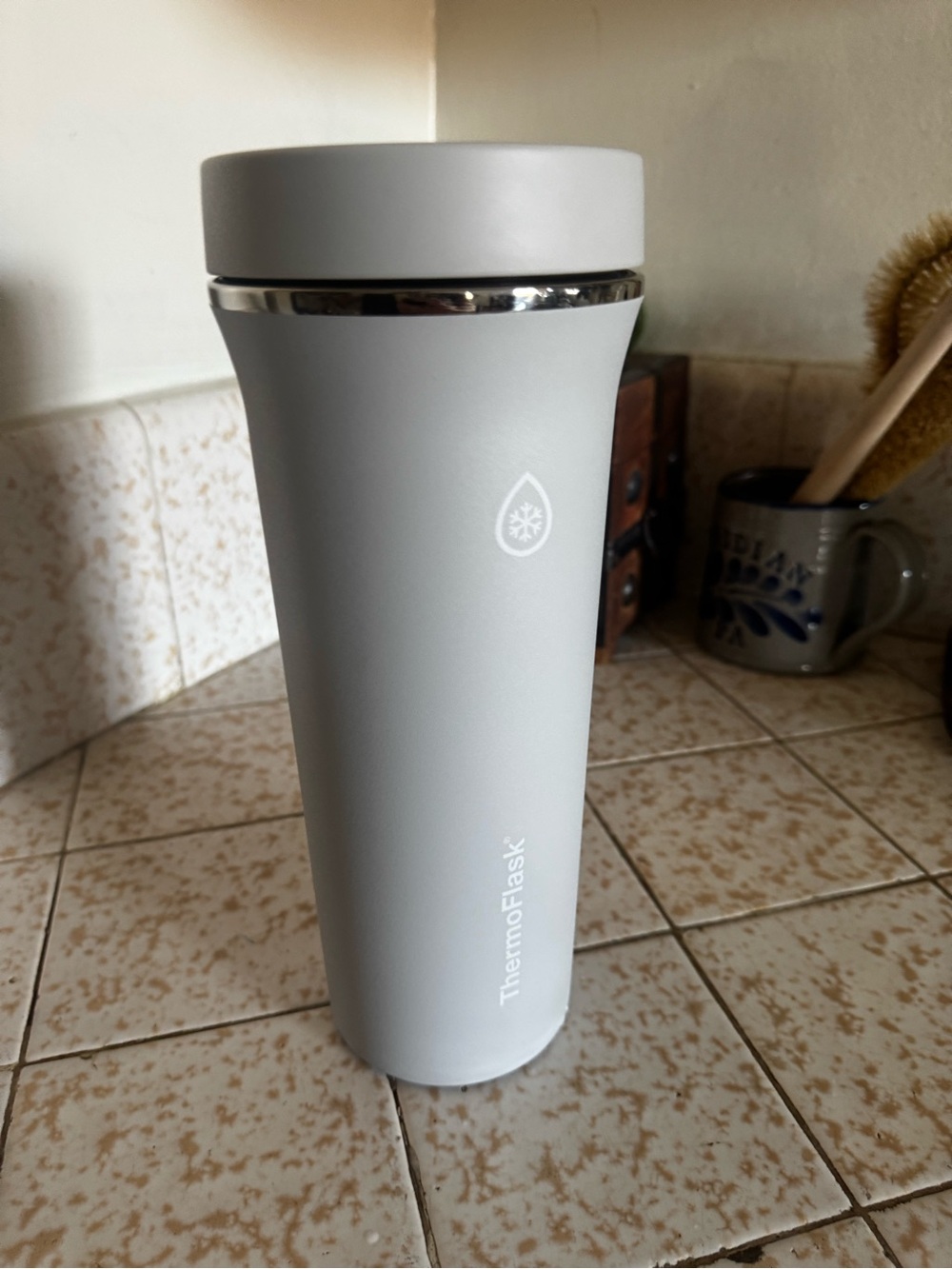 Masala House INC ThermoFlask 32 oz Gray Insulated Stainless Steel Tumbler